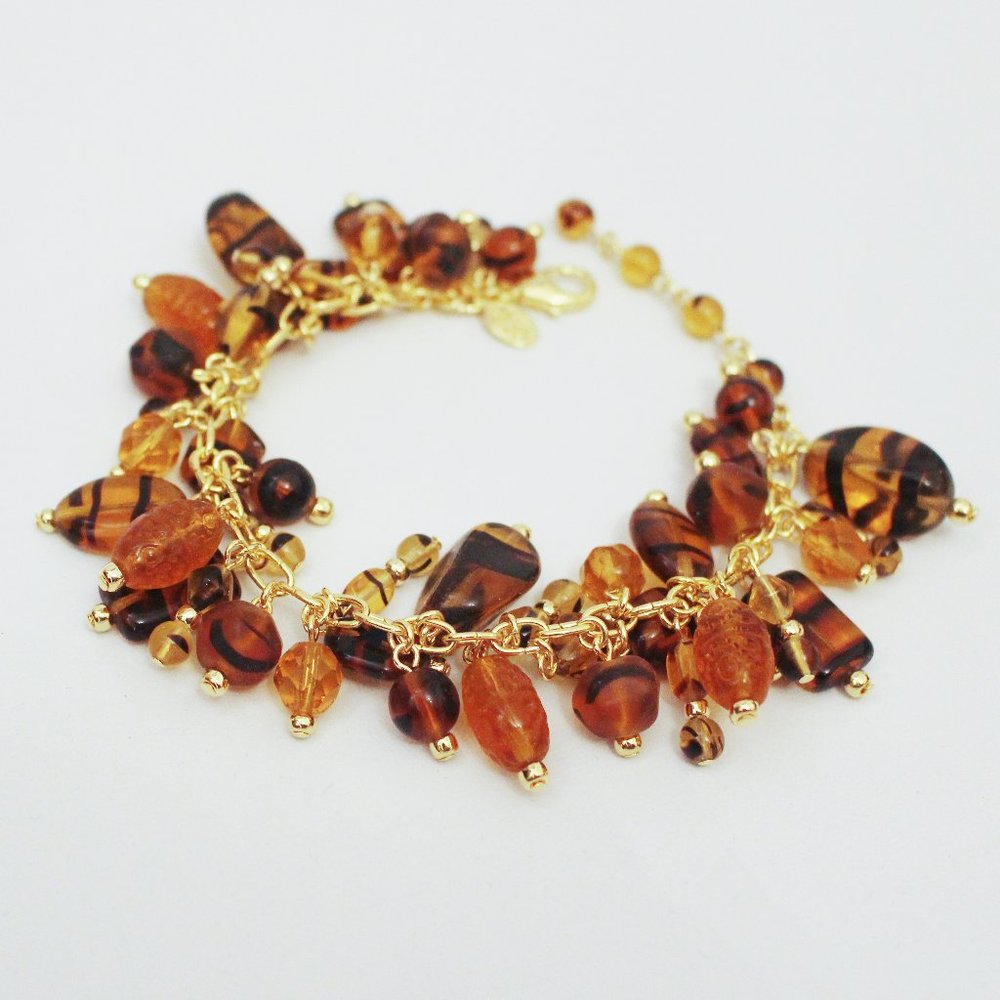Joan Rivers Tortoise Charm Adjustable Bracelet